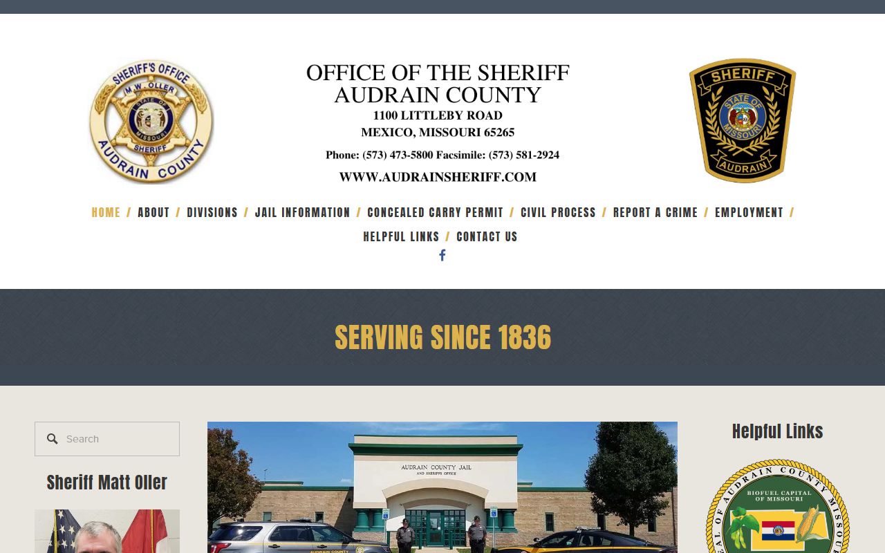 Audrain County court records sheriff website